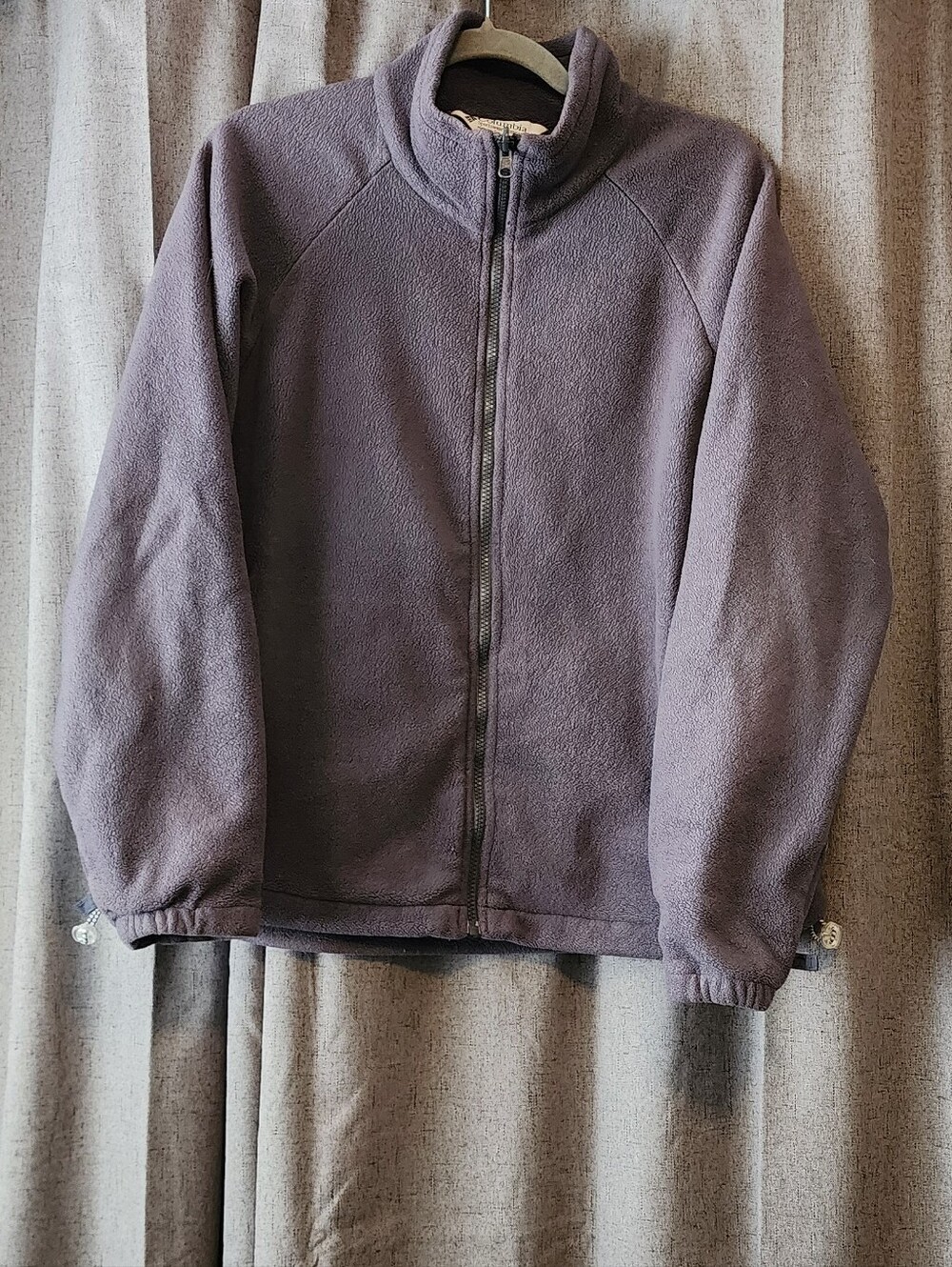 Columbia Women’s XL Dark Grey Fleece Jacket Interchange Core Soft Zip‑Up Fall